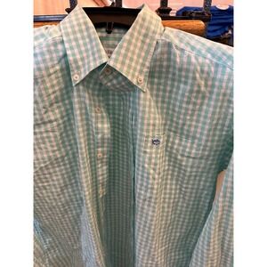 southern tide gingham button down small‎